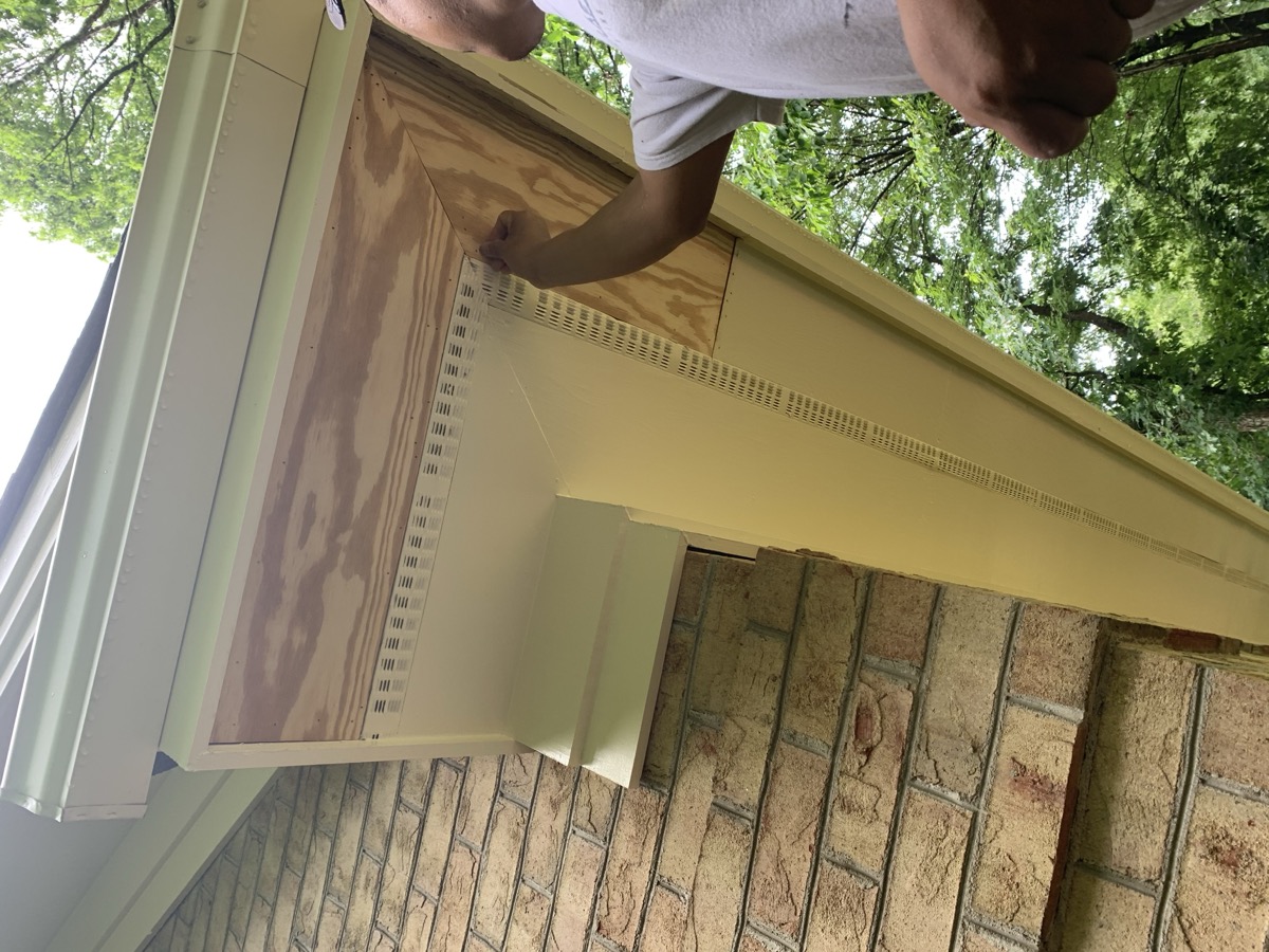 Fascia repair work